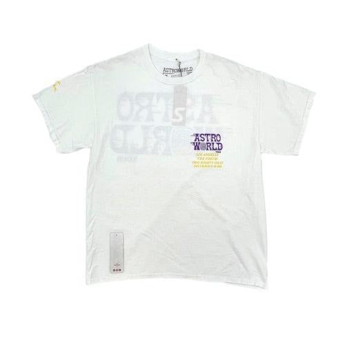 Travis Scott Astroworld LA Exclusive White Tee (93665-125) Men's Size XL-3XL