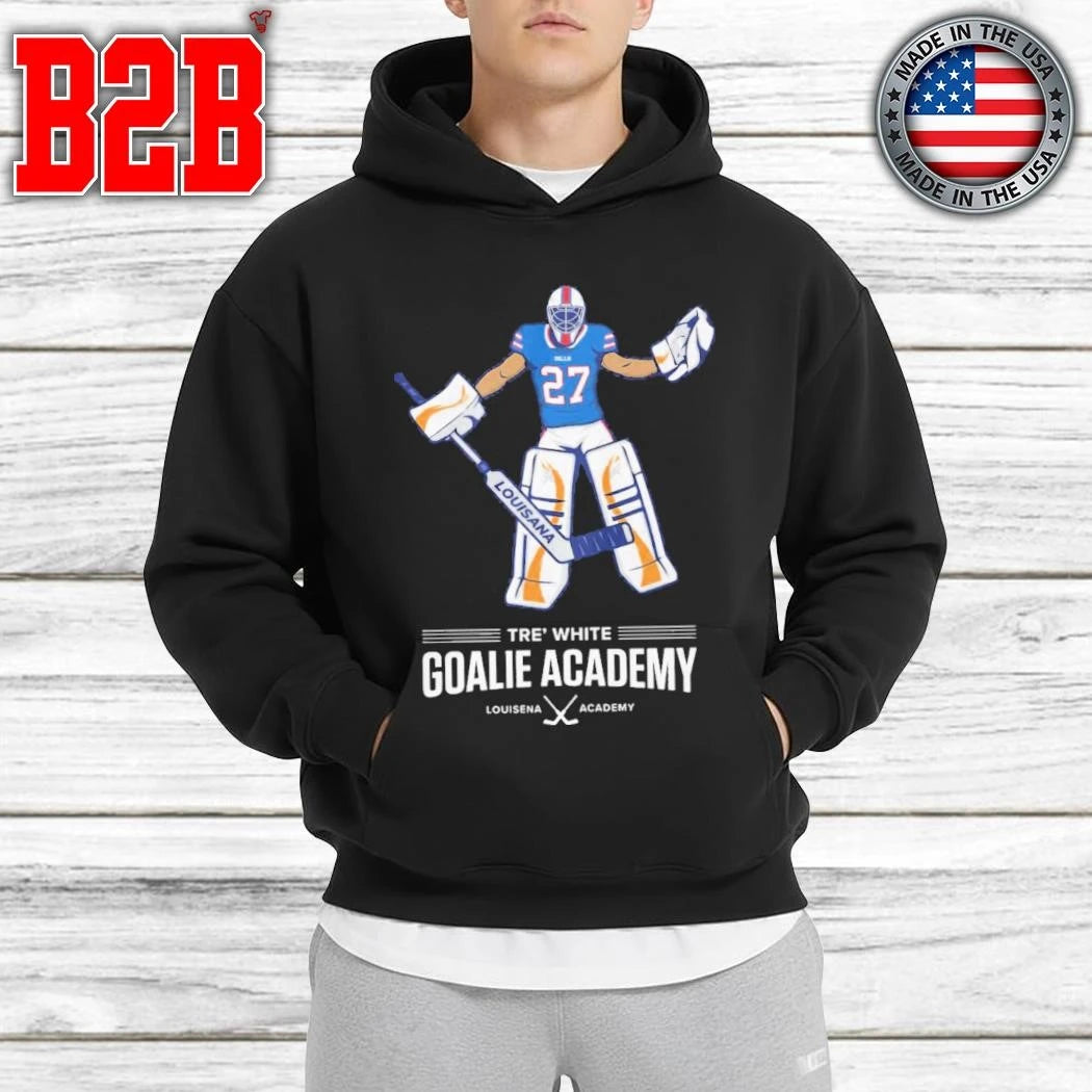 Tre White Goalie Academy Zero Goals Allowed Zero Games Played Shirt