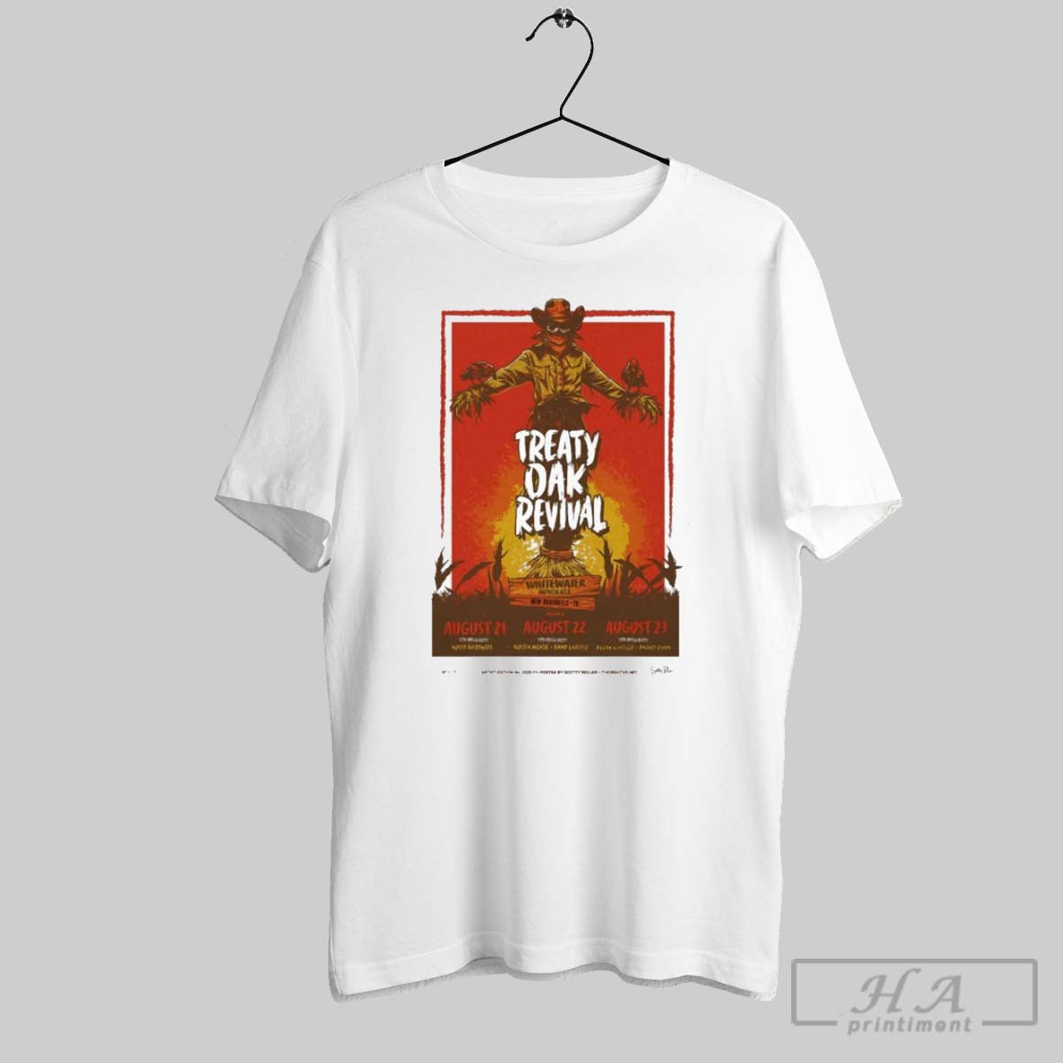 Treaty Oak Revival Concert New Braunfels Tx 2025 T Shirts