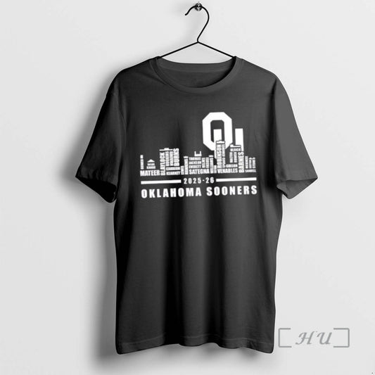 Trending 2025 26 Oklahoma Sooners Football All Names City Skyline - clothing by TeeHivey.com