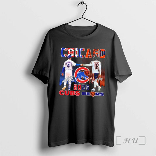 Trending 2025 Chicago Sports Crow Armstrong Cubs X Williams Bears Skyline - clothing by TeeHivey.com