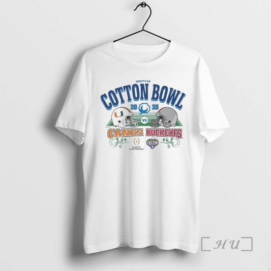 Trending 2025 Cotton Bowl 2 Team Canes Vs Buckeyes - clothing by TeeHivey.com