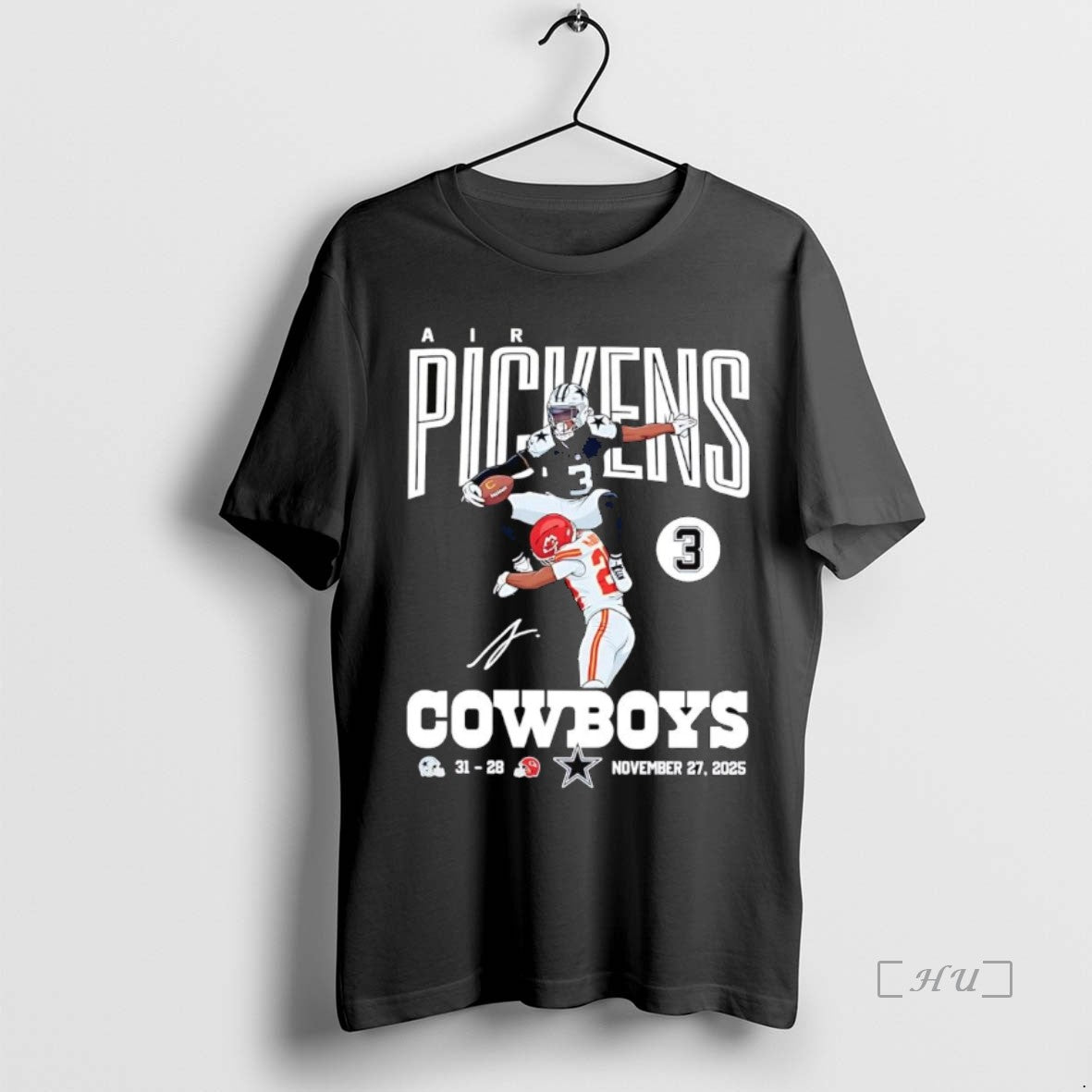 Trending Air Pickens Signature 2025 Dallas Cowboys Vs Chiefs - clothing by TeeHivey.com