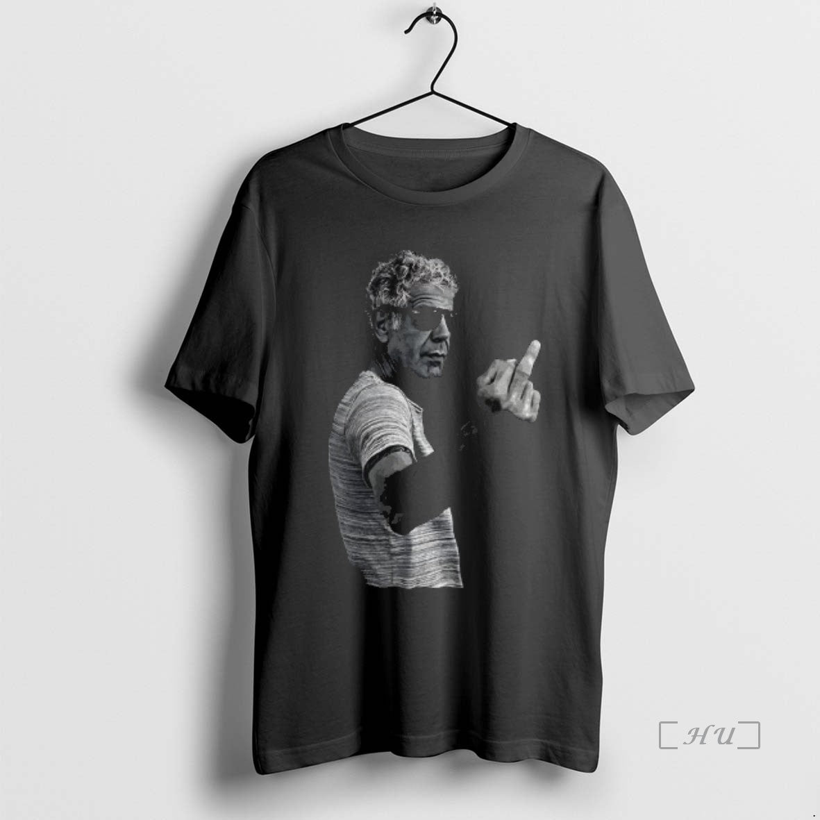 Trending Anthony Bourdain Middle Finger Photo Vintage - clothing by TeeHivey.com