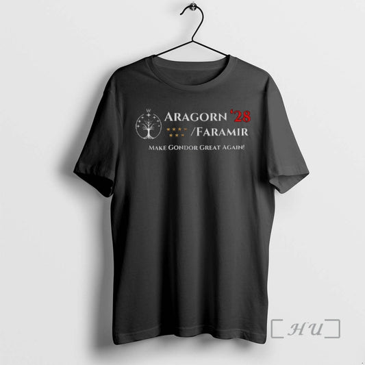 Trending Aragorn Faramir President 2028 Make Gondor Great Again - clothing by TeeHivey.com
