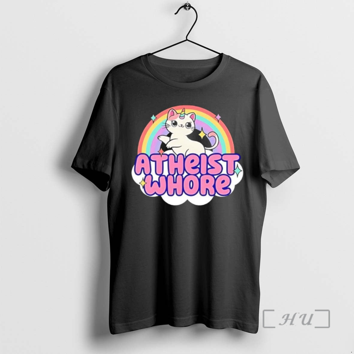 Trending Atheist Whore Cat Unicorn Cute Black - clothing by TeeHivey.com
