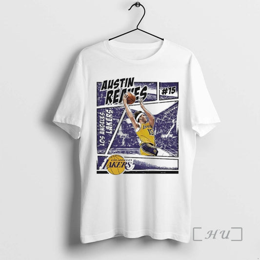 Trending Austin Reaves 15 Los Angeles Lakers Basketball Graphic Comic - clothing by TeeHivey.com