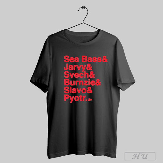 Trending Carolina Hockey Ampersand Sea Bass Jarvy Svech Burnzie Slavo Pyotr - clothing by TeeHivey.com