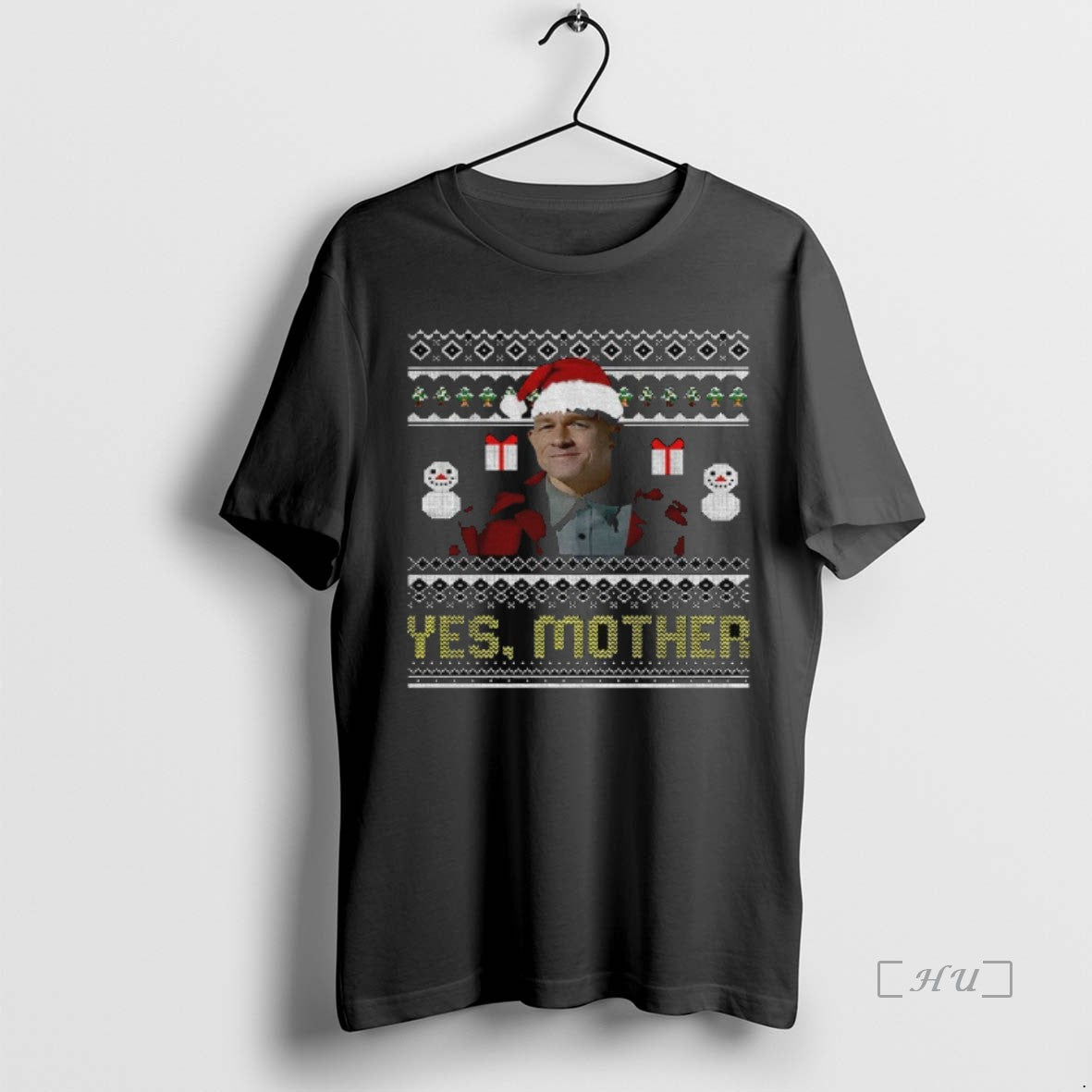 Trending Charlie Ed Gein Santa Hat Yes Mother Merry Christmas 2025 Premium T Shirts Sweater - clothing by TeeHivey.com