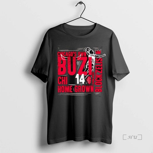 Trending Chicago Bulls Home Grown Basketball Praying Mantis Block Buzelis - clothing by TeeHivey.com