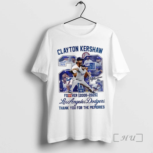 Trending Clayton Kershaw Los Angeles Dodgers Fo22ver 2008 2025 Thank You For The Memories - clothing by TeeHivey.com