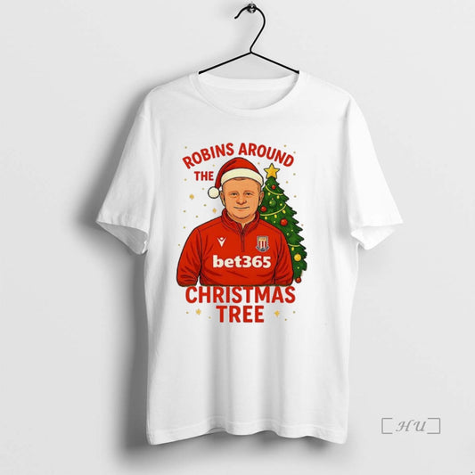 Trending Coach Robins Around Stoke City Fc The Christmas Tree - clothing by TeeHivey.com