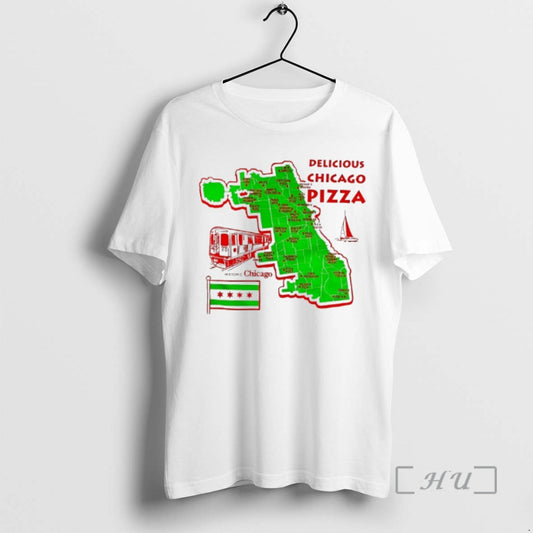 Trending Delicious Chicago Pizza Across Historic - clothing by TeeHivey.com