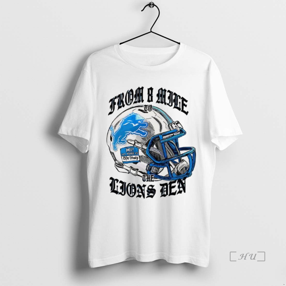 Trending Detroit Lions Eminem From 8 Mile To The Lions Den Premium T Shirts Sweater - clothing by TeeHivey.com