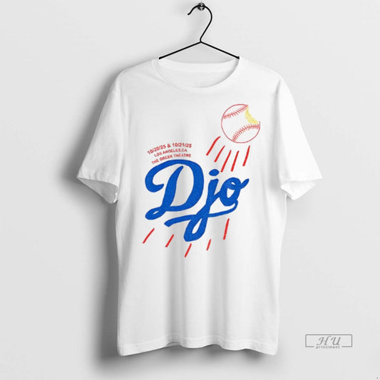 Trending Djo Greek Theatre Oct 20 2025 Los Angeles Dodgers Ca Tour Graphic - clothing by TeeHivey.com