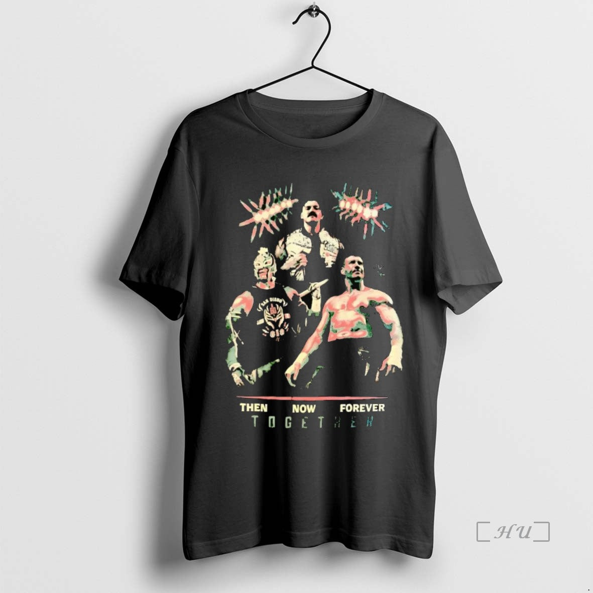 Trending Eddie Guerrero Rey Mysterio And Chavo Guerrero Then Now Forever Together Premium T Shirts - clothing by TeeHivey.com