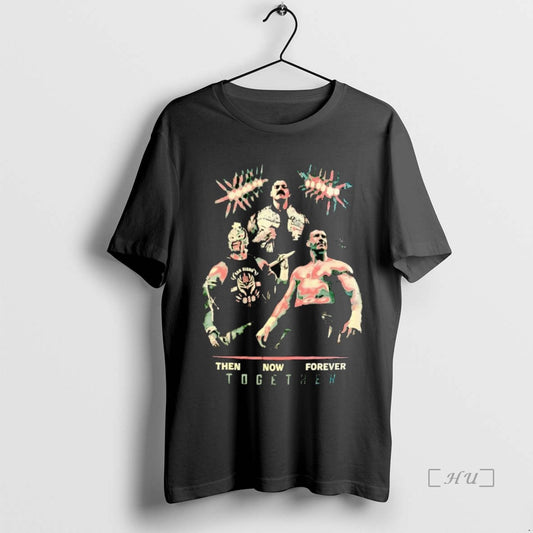Trending Eddie Guerrero Rey Mysterio And Chavo Guerrero Then Now Forever Together Premium T Shirts - clothing by TeeHivey.com