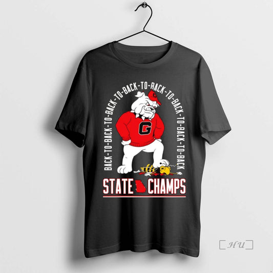 Trending Georgia Bulldogs Beat Yellow Jackets Back To Back 8 Time State Champs Premium - clothing by TeeHivey.com
