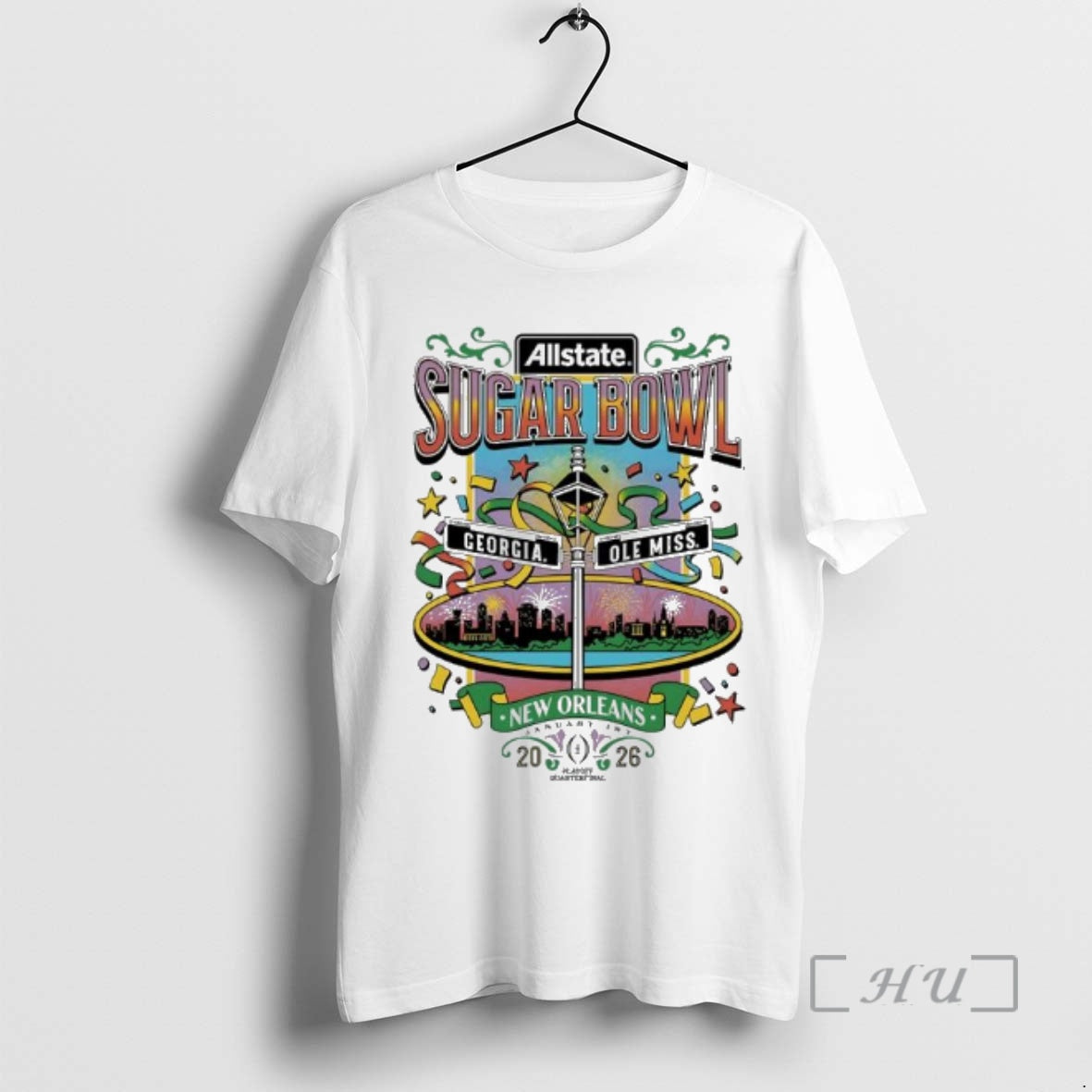 Trending Georgia Vs Ole Miss 2026 Allstate Sugar Bowl Nola - clothing by TeeHivey.com