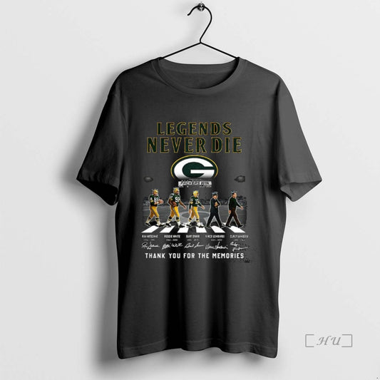 Trending Green Bay Packers Football Legends Never Die - clothing by TeeHivey.com