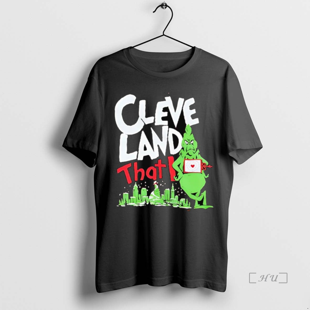 Trending Grinch Cleveland That I Love Christmas - clothing by TeeHivey.com