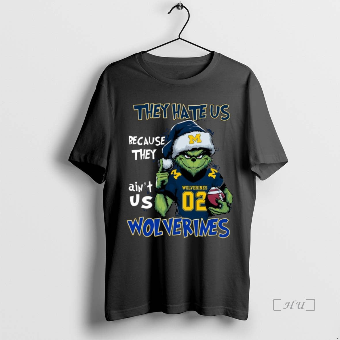 Trending Grinch Michigan Wolverines They Hate Us Because They Aint Us Christmas 2025 Premium - clothing by TeeHivey.com