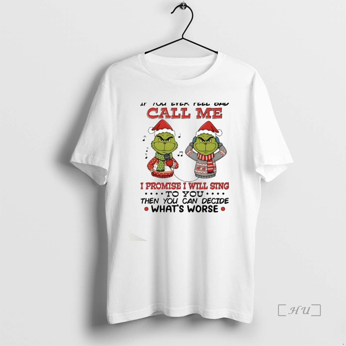Trending Grinch Dear Bestie If You Ever Feel Bad Call Me Christmas Premium T Shirts - clothing by TeeHivey.com