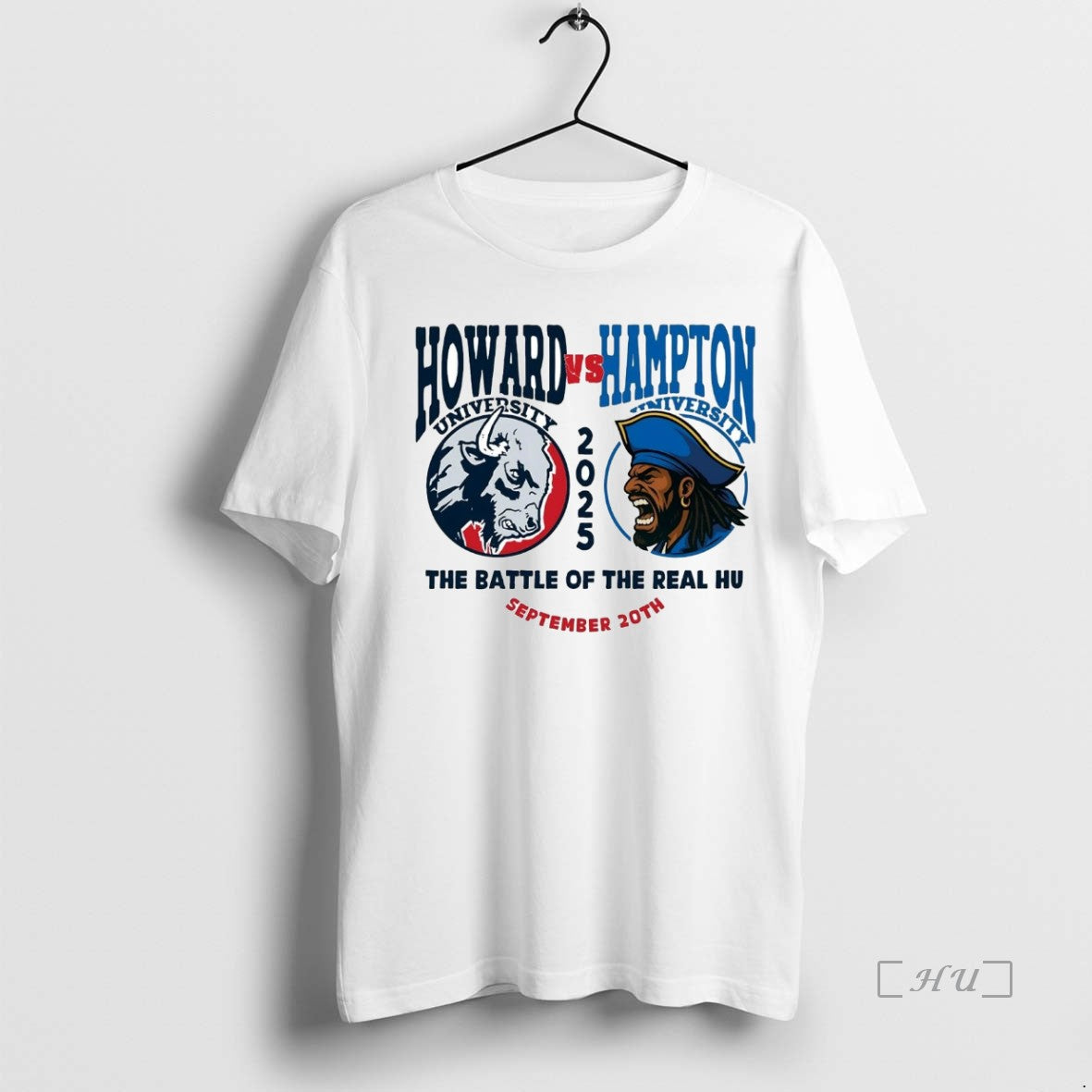 Trending Hampton Vs Howard University 2025 The Battle Of The Real Hu Premium T Shirts - clothing by TeeHivey.com