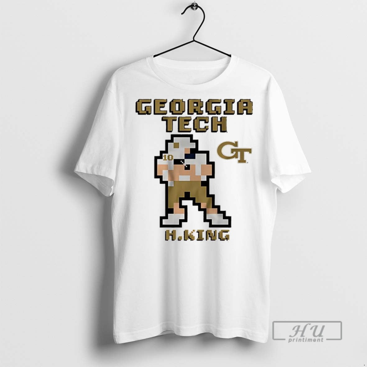Trending Haynes King Georgia Tech Yellow Jackets Football Retro Baller 8 Bit Style - clothing by TeeHivey.com