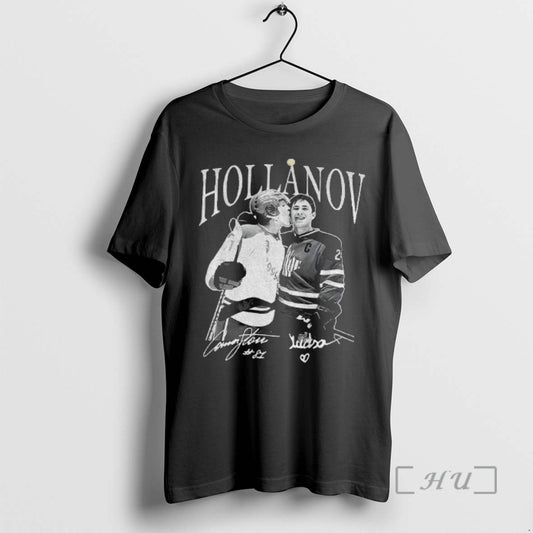 Trending Hollanov Ilya Rozanov Vs Shane Hollander Licking Face Signatures Vintage Premium T Shirts Sweater