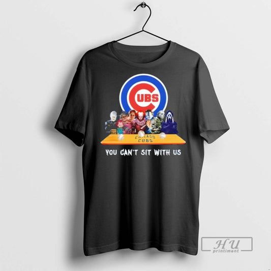 Trending Horror Movie Characters You Cant Sit With Us Chicago Cubs Halloween Graphic - clothing by TeeHivey.com