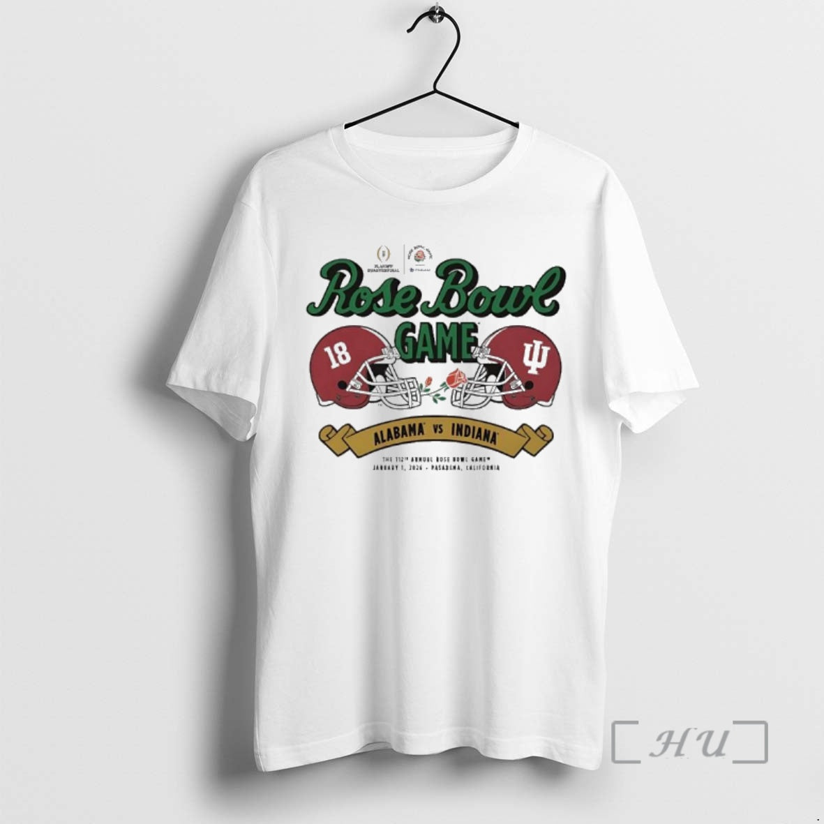 Trending Indiana Vs Alabama 2026 Rose Bowl Game Helmet Matchup - clothing by TeeHivey.com