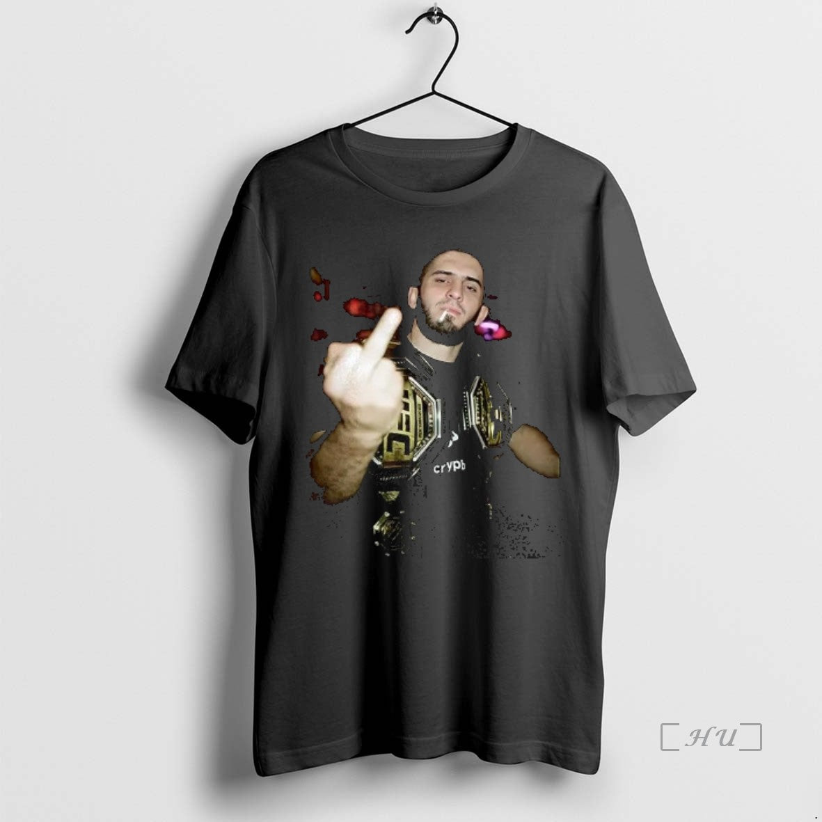 Trending Islam Makhachev Middle Finger Meme - clothing by TeeHivey.com