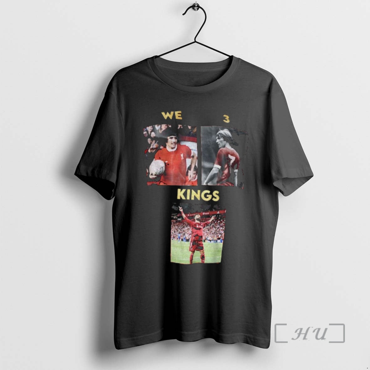 Trending Liverpool Kevin Keegan Kenny Dalglish And Mohamed Salah We 3 Kings Premium T Shirts - clothing by TeeHivey.com