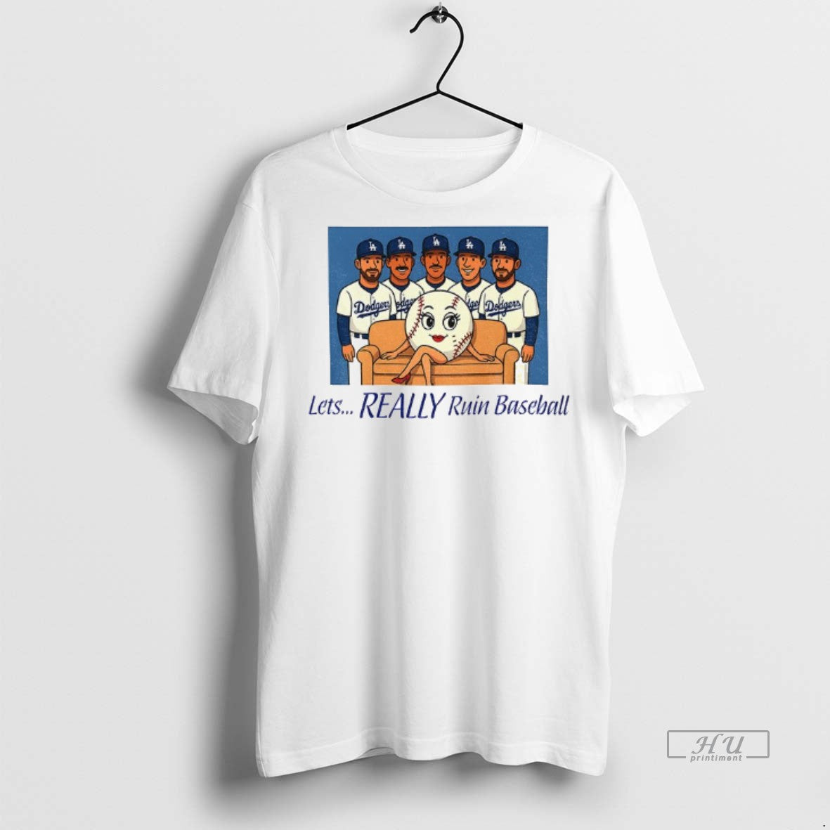 Trending Los Angeles Dodgers Baseball Lets Really Ruin Baseball National League Champions Graphic - clothing by TeeHivey.com