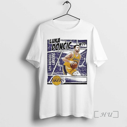 Trending Luka Doncic 77 Los Angeles Lakers Graphic Comic - clothing by TeeHivey.com