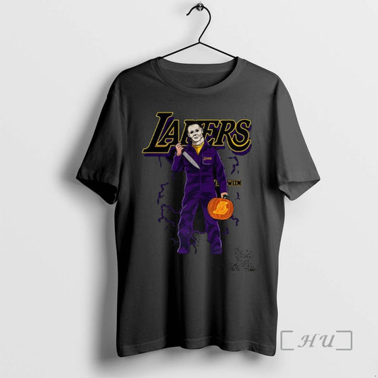 Trending Michael Myers X Los Angeles Lakers Basketball Lakeshow Halloween - clothing by TeeHivey.com