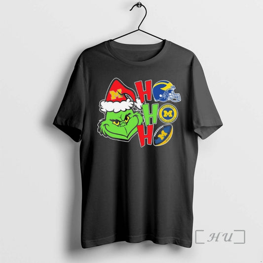 Trending Michigan Grinch Ho Ho Ho Football - clothing by TeeHivey.com