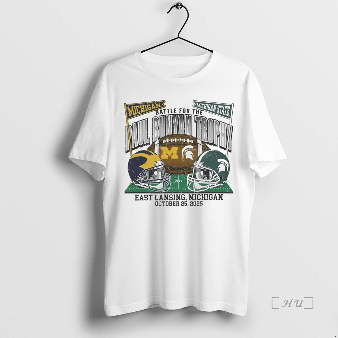 Trending Michigan State Spartans Vs Wolverines 2025 Battle For The Paul Bunyan Trophy Premium - clothing by TeeHivey.com