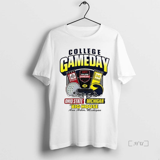 Trending Michigan Wolverines Ivory College Gameday Vs Ohio State Big House Premium T Shirts Sweater