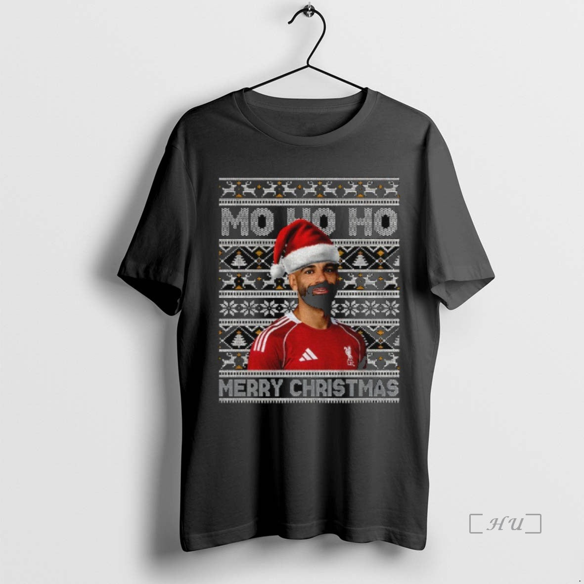 Trending Mohamed Salah Liverpool Fc Santa Hat Mo Ho Ho Merry Christmas Premium T Shirts - clothing by TeeHivey.com