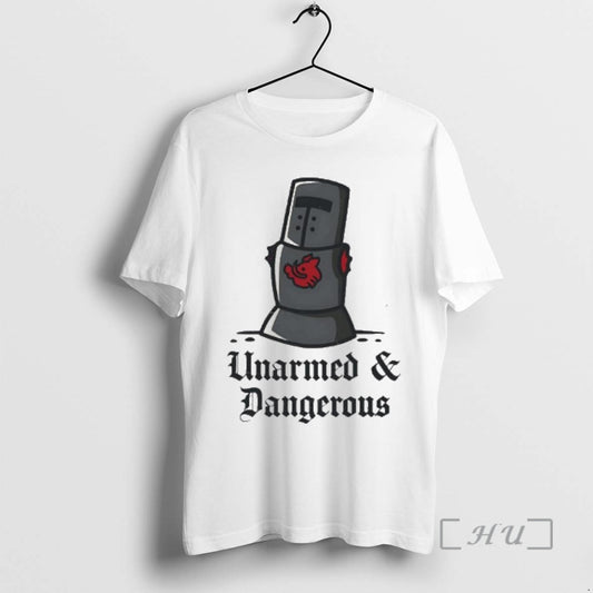 Trending Monty Python Black Knight Missing Arms Medieval Armor Movie Quote Illustration Unarmed And Dangerous Graphic