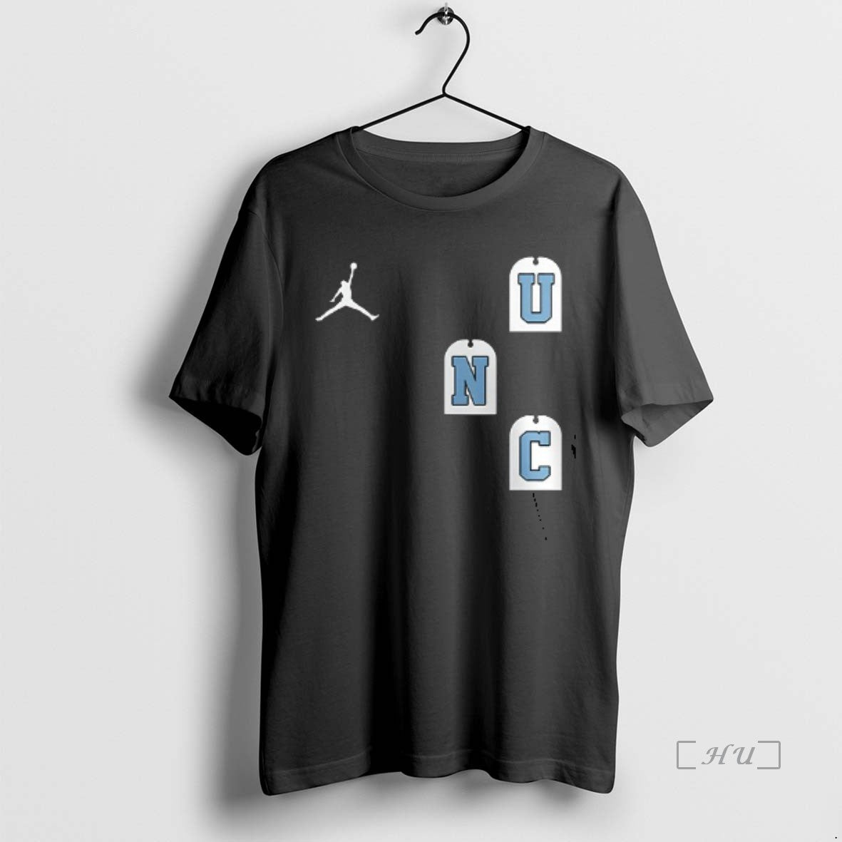 Trending North Carolina Tar Heels Coach Hubert Davis Logo Double Sided Graphic Premium T Shirts - clothing by TeeHivey.com