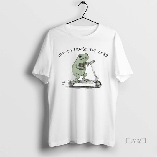 Trending Off To Praise The Lord Funny Christian - clothing by TeeHivey.com