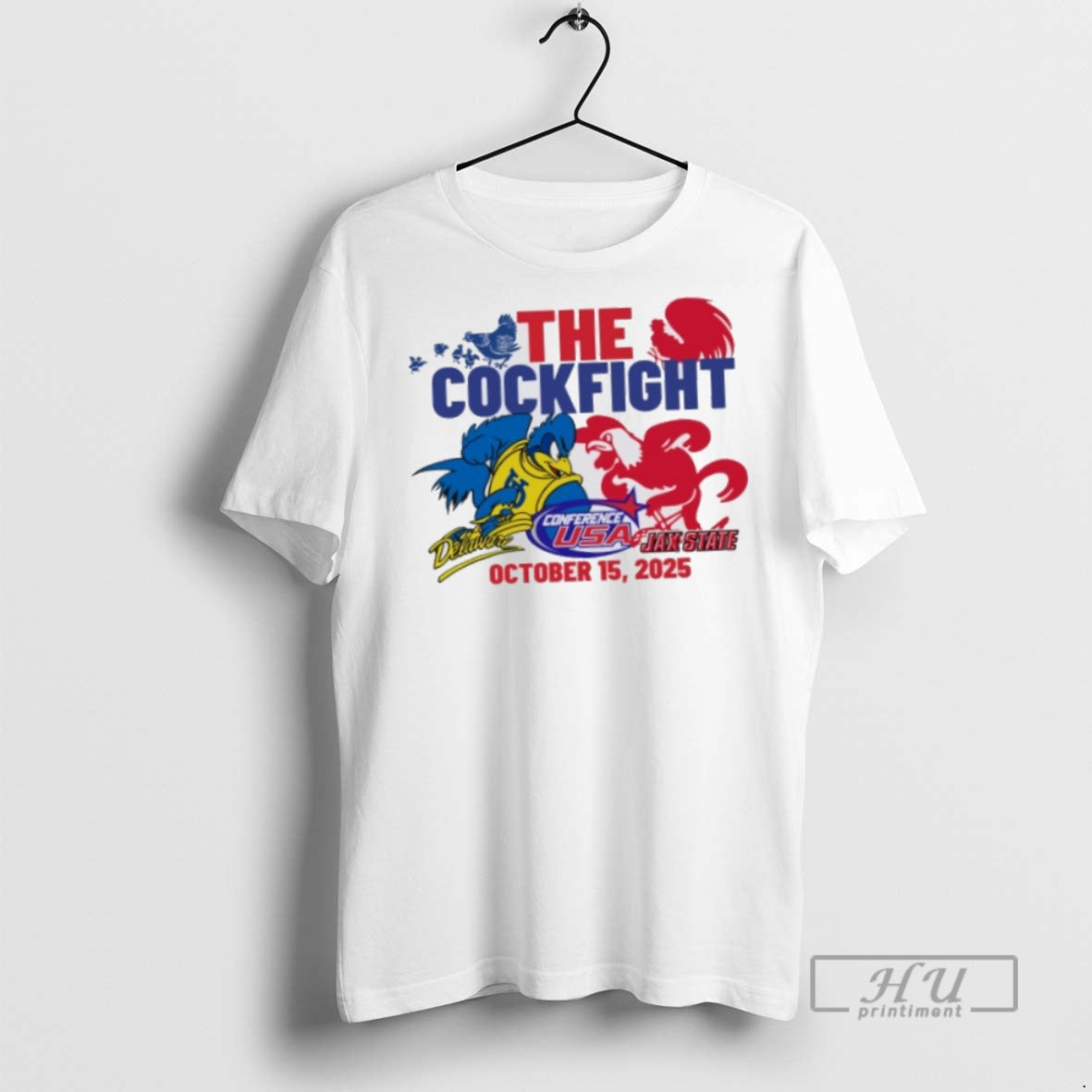 Trending Officials Delaware Fightin Blue Hens Vs Jacksonville State Gamecocks 2025 The Cockfight - clothing by TeeHivey.com
