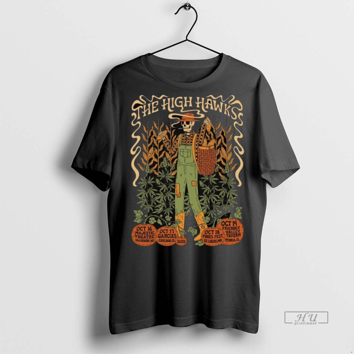 Trending Officials The High Hawks Show Halloween October 16 19 2025 Long Sleve - clothing by TeeHivey.com