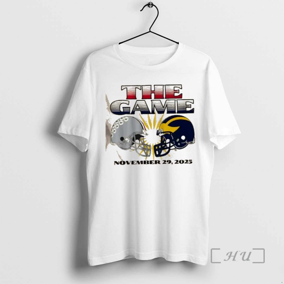 Trending Ohio State Vs Michigan The Game November 29 2025 Football Helmets Premium T Shirts - clothing by TeeHivey.com