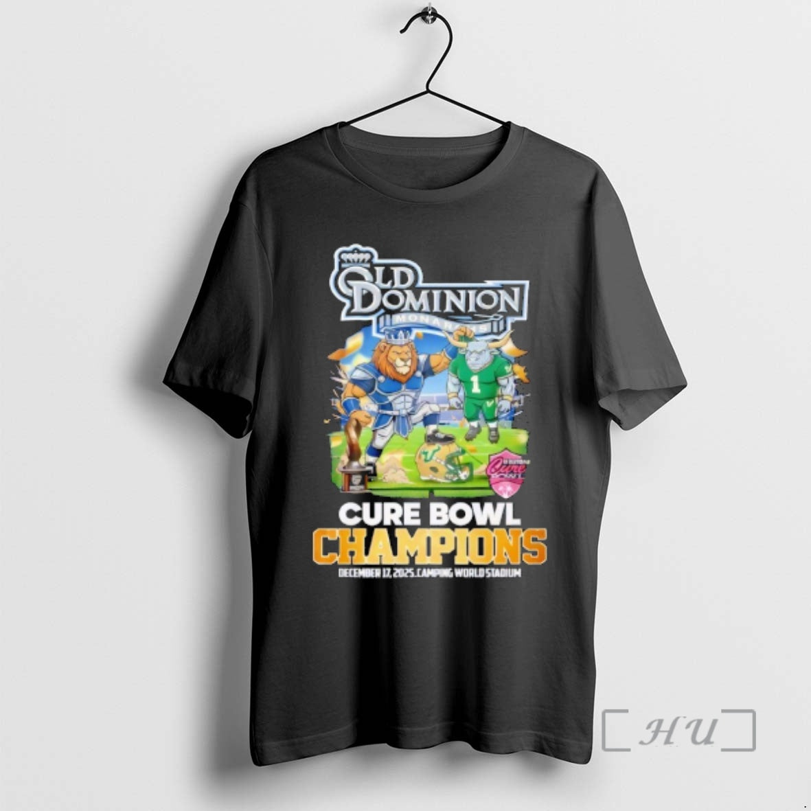 Trending Old Dominion Monarchs Cure Bowl Champions 2025 Celebration - clothing by TeeHivey.com