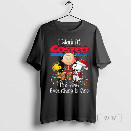 Trending Peanuts Characters Christmas Lights I Work At Costco Wholesale Its Fine Everything Is Fine