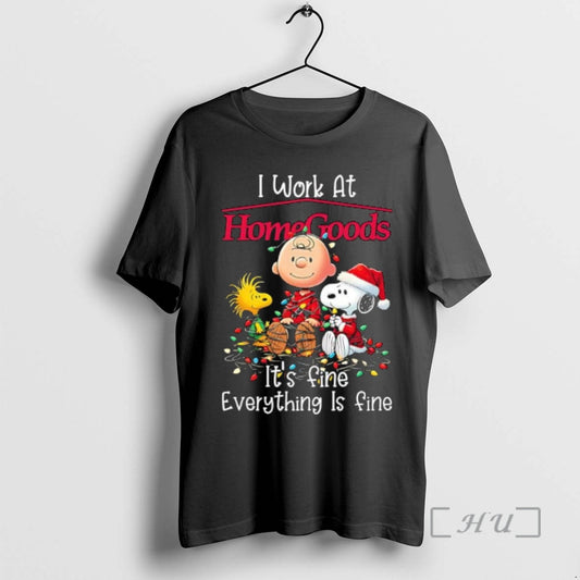 Trending Peanuts Characters Christmas Lights I Work At Homegoods Its Fine Everything Is Fine Premium